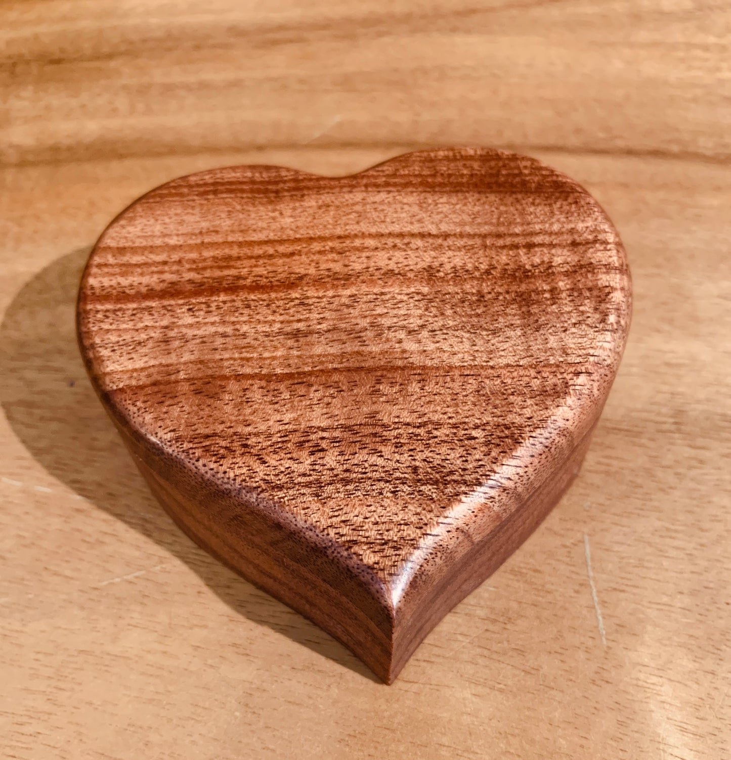 Koa Heart Boxes