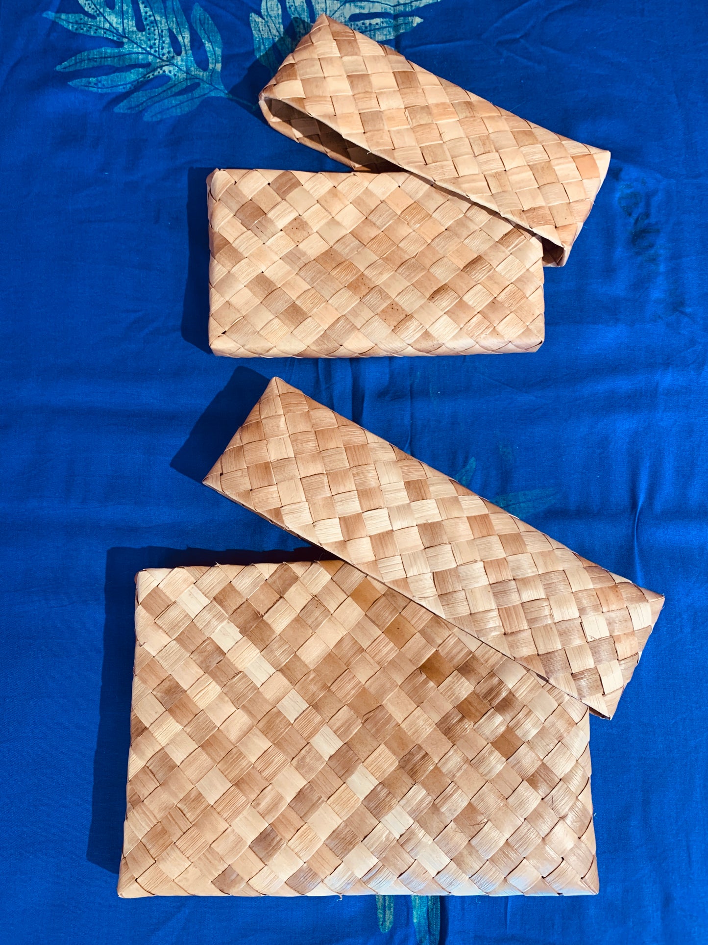 ʻEke Lauhala Clutch Bag