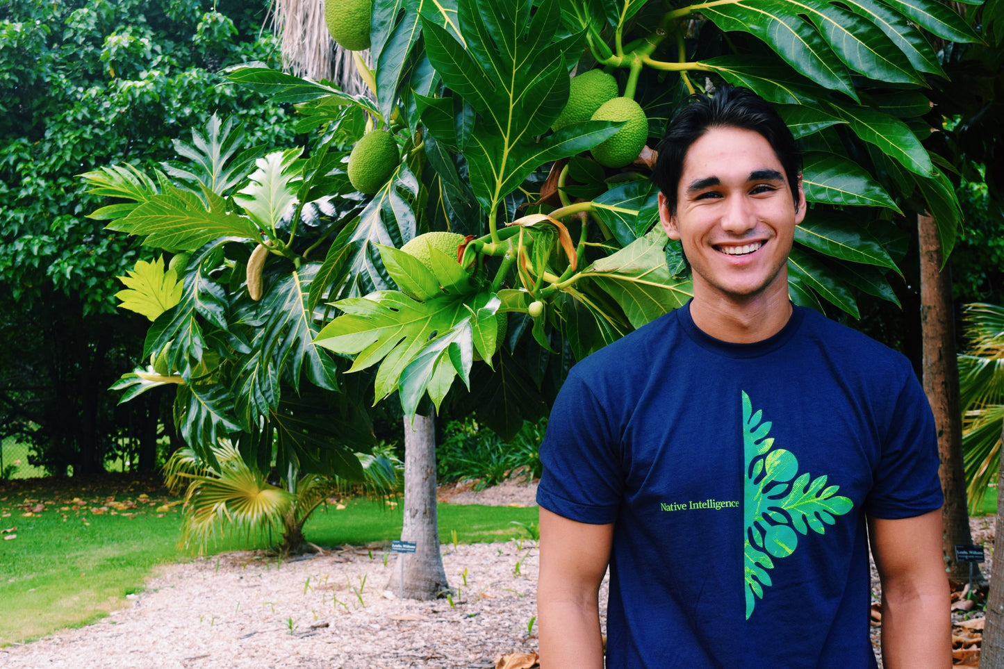 NI Designs ʻUlu T-Shirt Navy