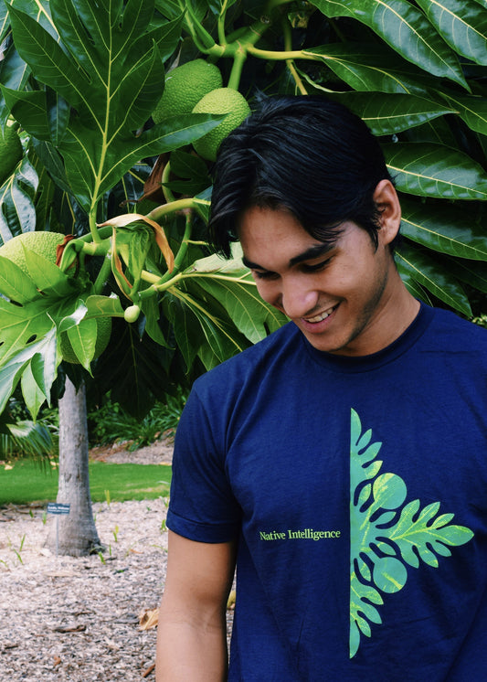 NI Designs ʻUlu T-Shirt Navy